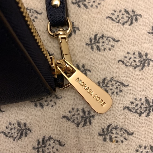 Michael Kors Navy Wristlet - Picture 5 of 9